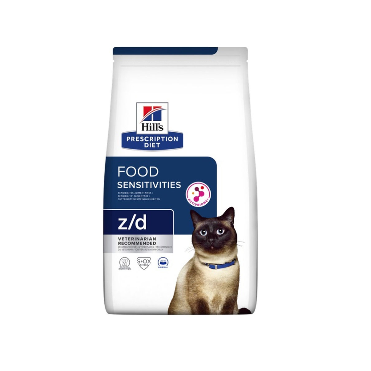 HILL'S PD z/d Food Sensitivities sausā barība kaķiem, vista, 1,5kg - Produkta attēls