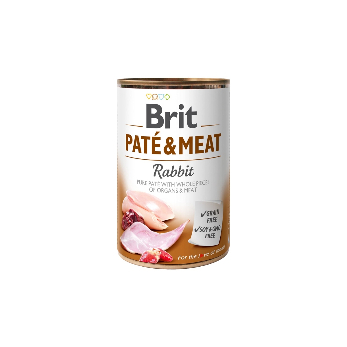 BRIT Care Pate Meat mitrā barība suņiem, trusis, 400 g - Produkta attēls