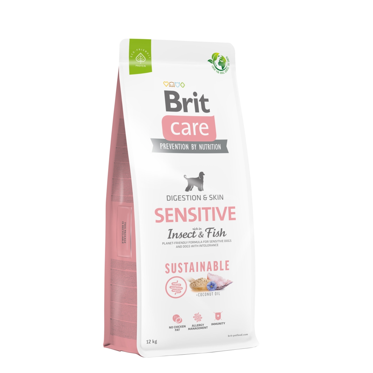 BRIT Care Sustainable Sensitive barība suņiem insekti/zivis, 12kg - Produkta attēls