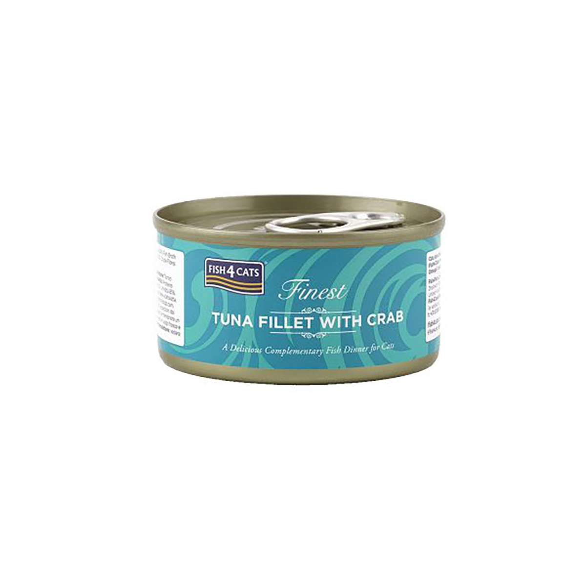 FISH4CATS mitrā barība kaķiem, tuncis/krabis, 70 g