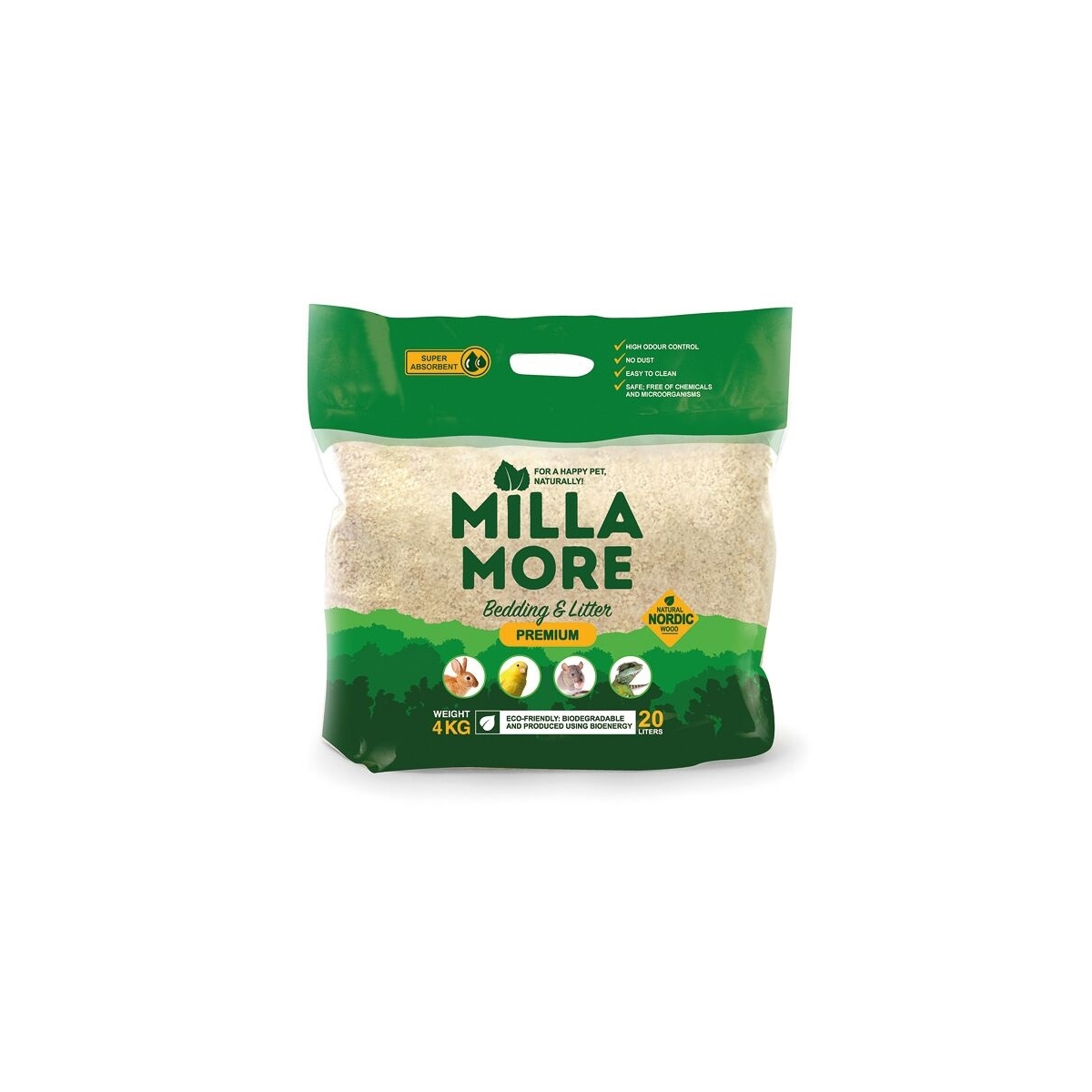 Millamore Premium apses pakaiši, 4kg - Produkta attēls