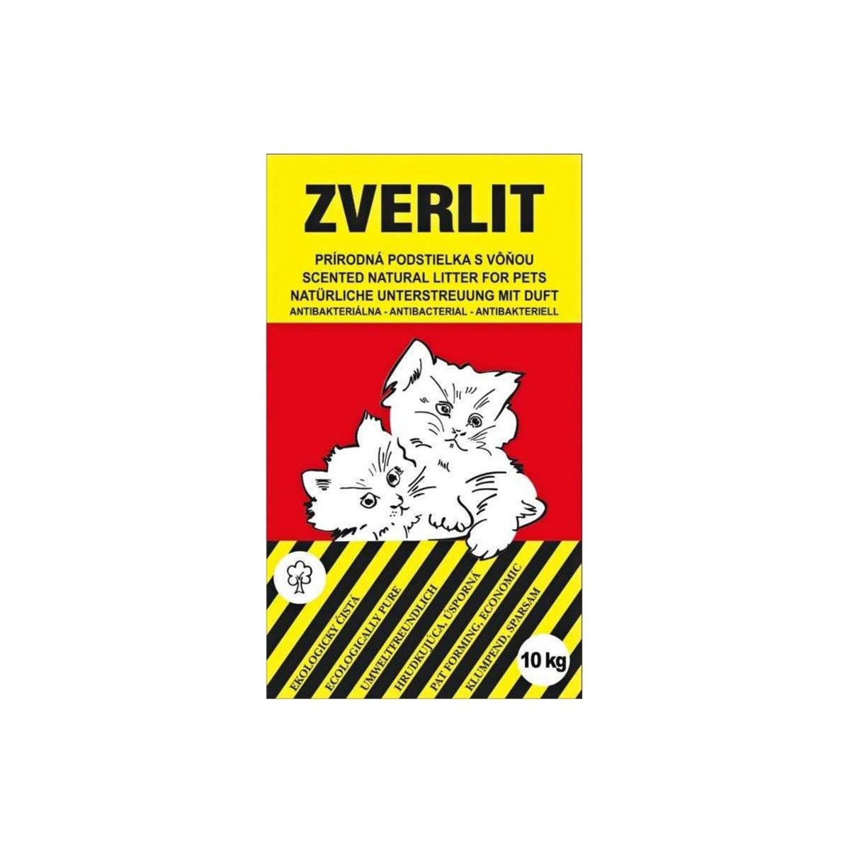 ZVERLIT 1-4 mm pakaiši kaķiem bentonīta, aromatizēti 10 kg - Produkta attēls