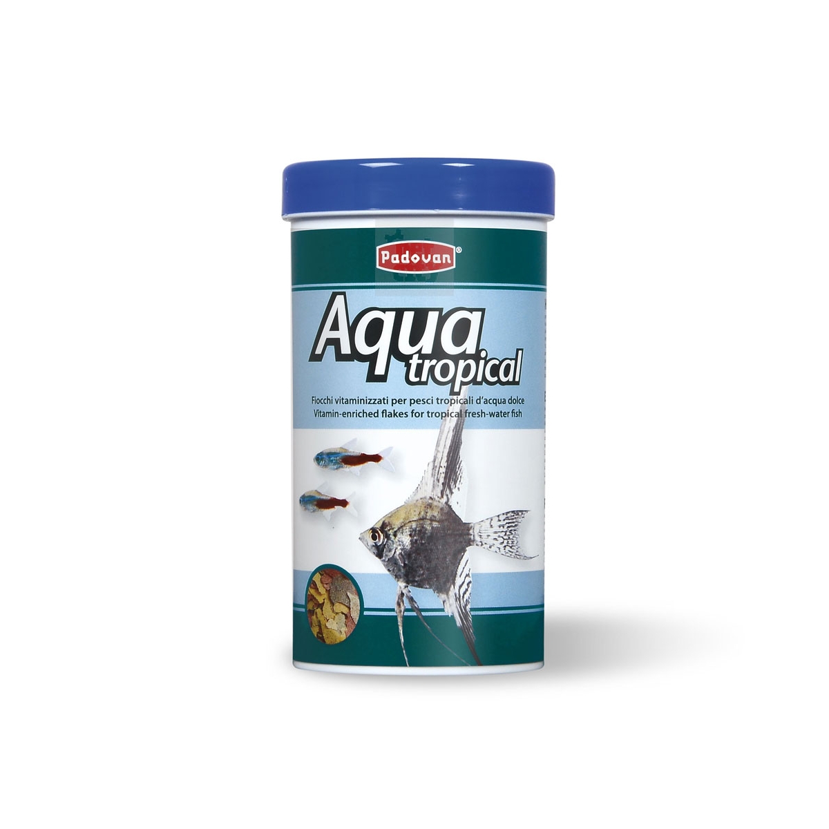 Padovan Aqua Tropical pilnvērtīga barība zivīm, 40g/250ml - Produkta attēls