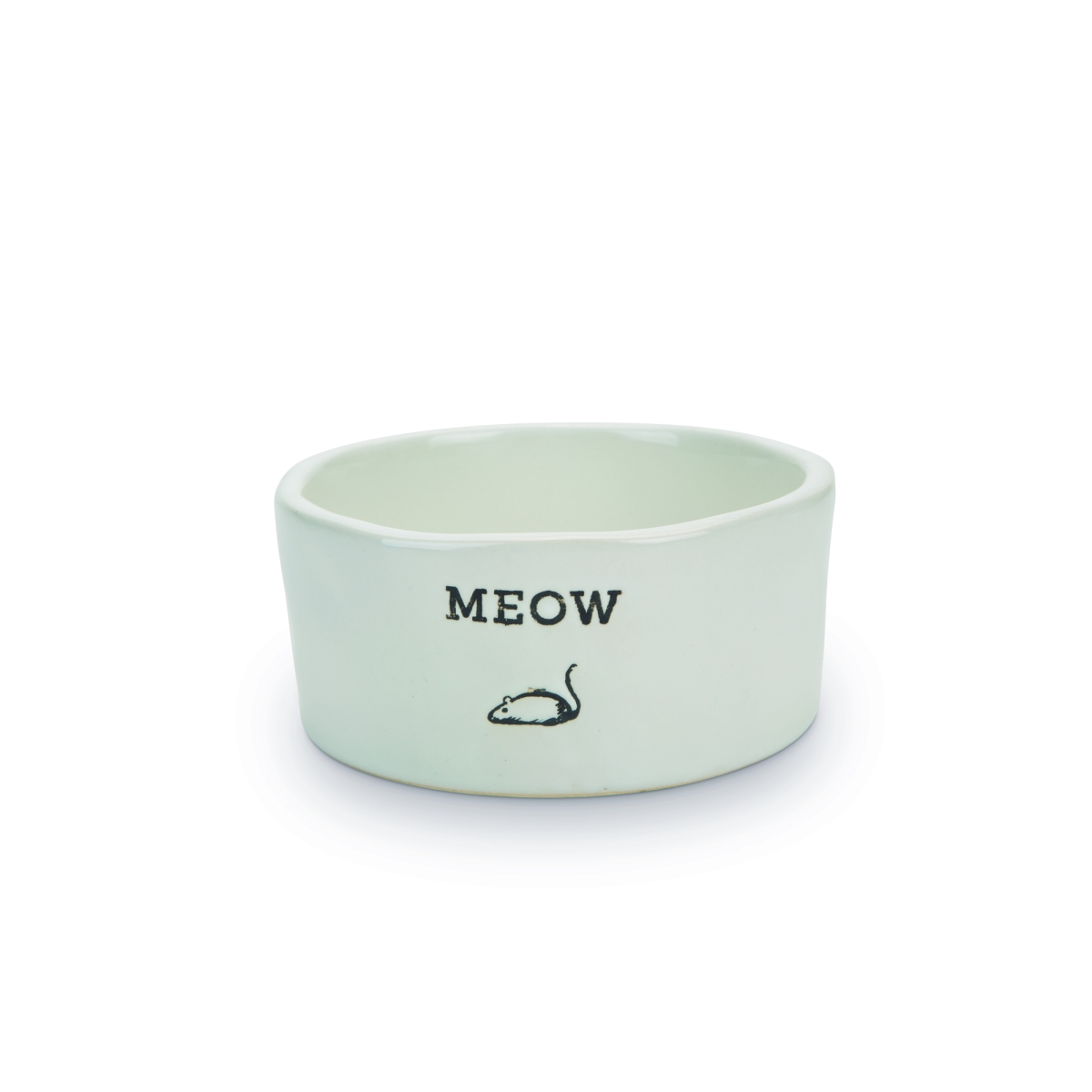 BEEZTEES Cat Meow keramikas bļoda kaķiem, balta - Produkta attēls