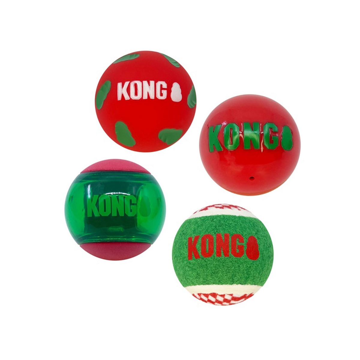 KONG Holiday Occasions Balls rotaļlieta suņiem, 4gb