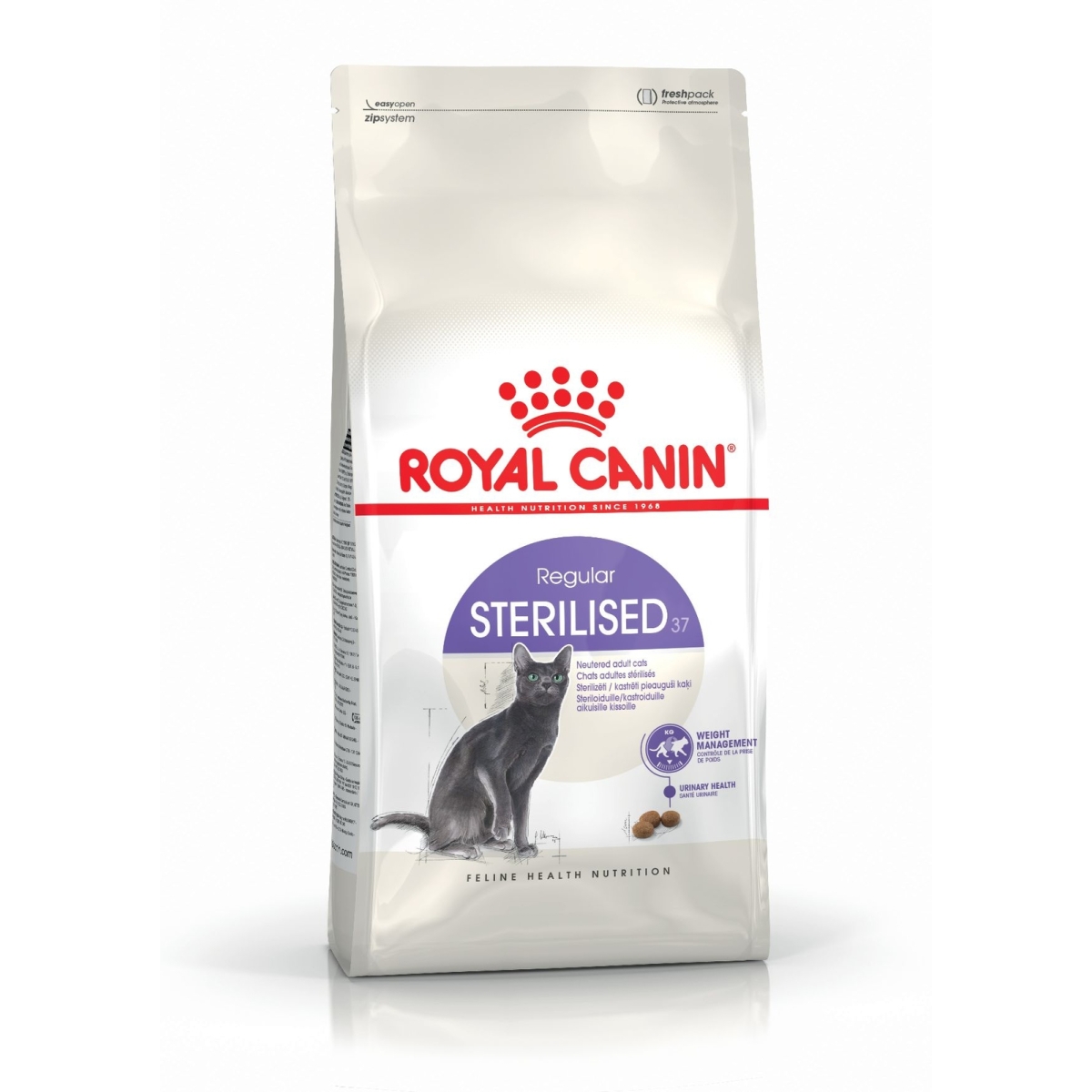 ROYAL CANIN Sterilised sausā barība kaķiem, 4kg - Produkta attēls