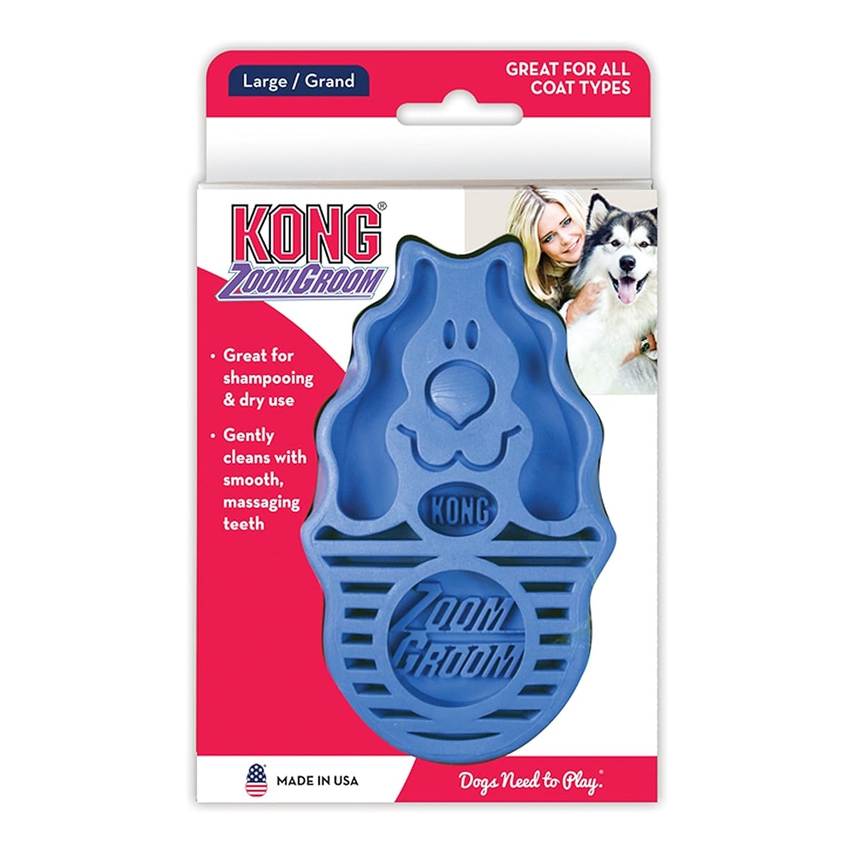 KONG suka ZoomGroom, boizena - Produkta attēls