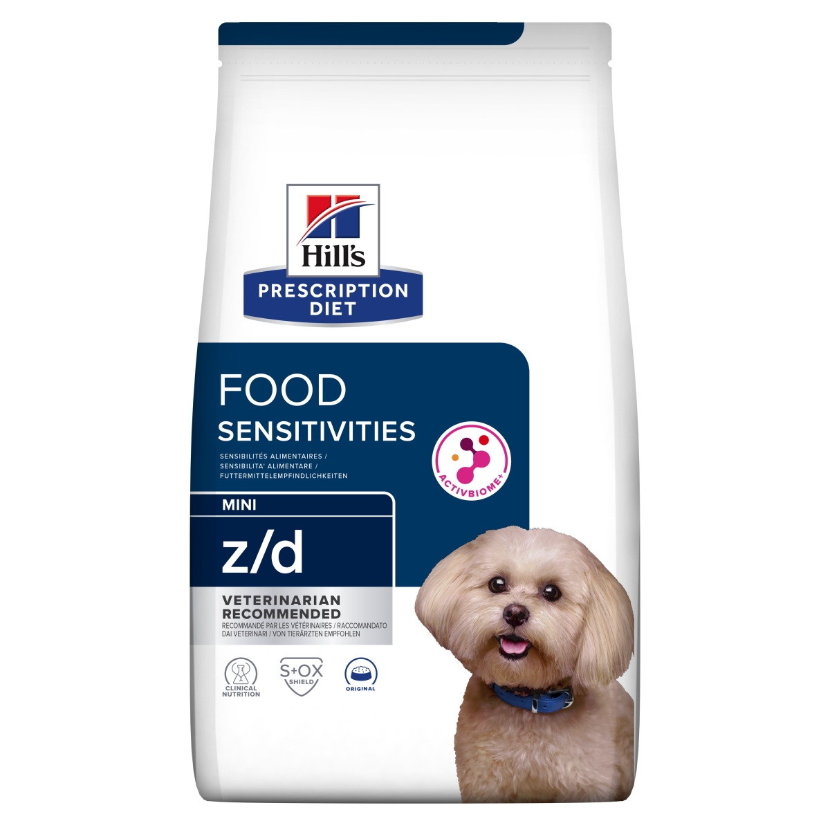 HILL'S PD z/d Food Sensitivities Mini sausā barība suņiem, 6kg - Produkta attēls