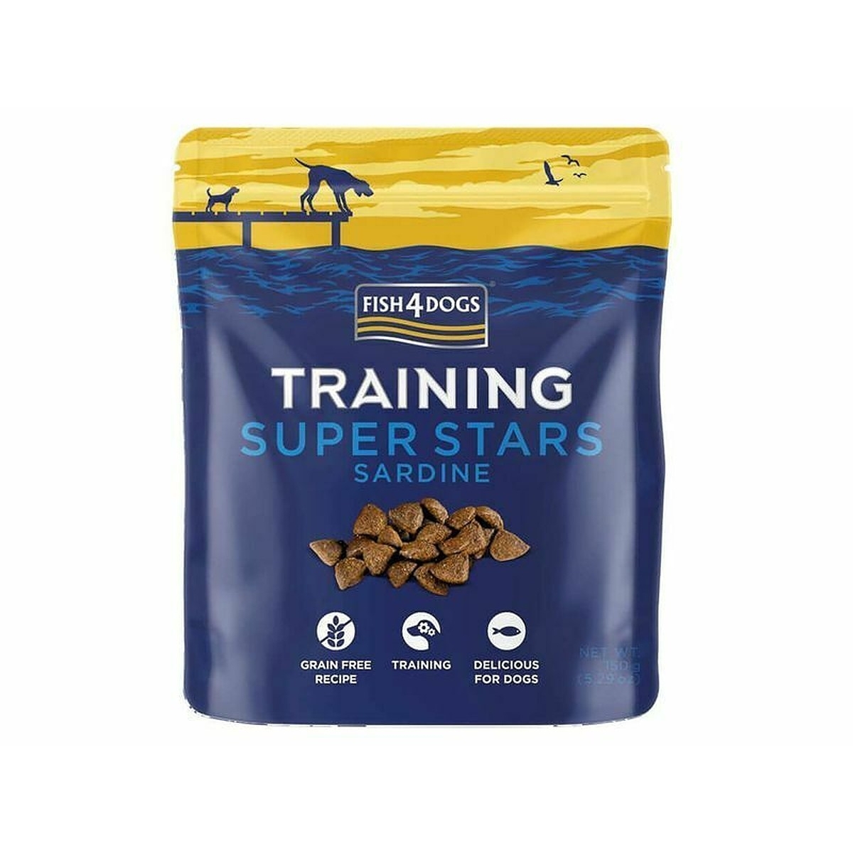 FISH4DOGS Training Super Stars kārumi suņiem, 150g - Produkta attēls