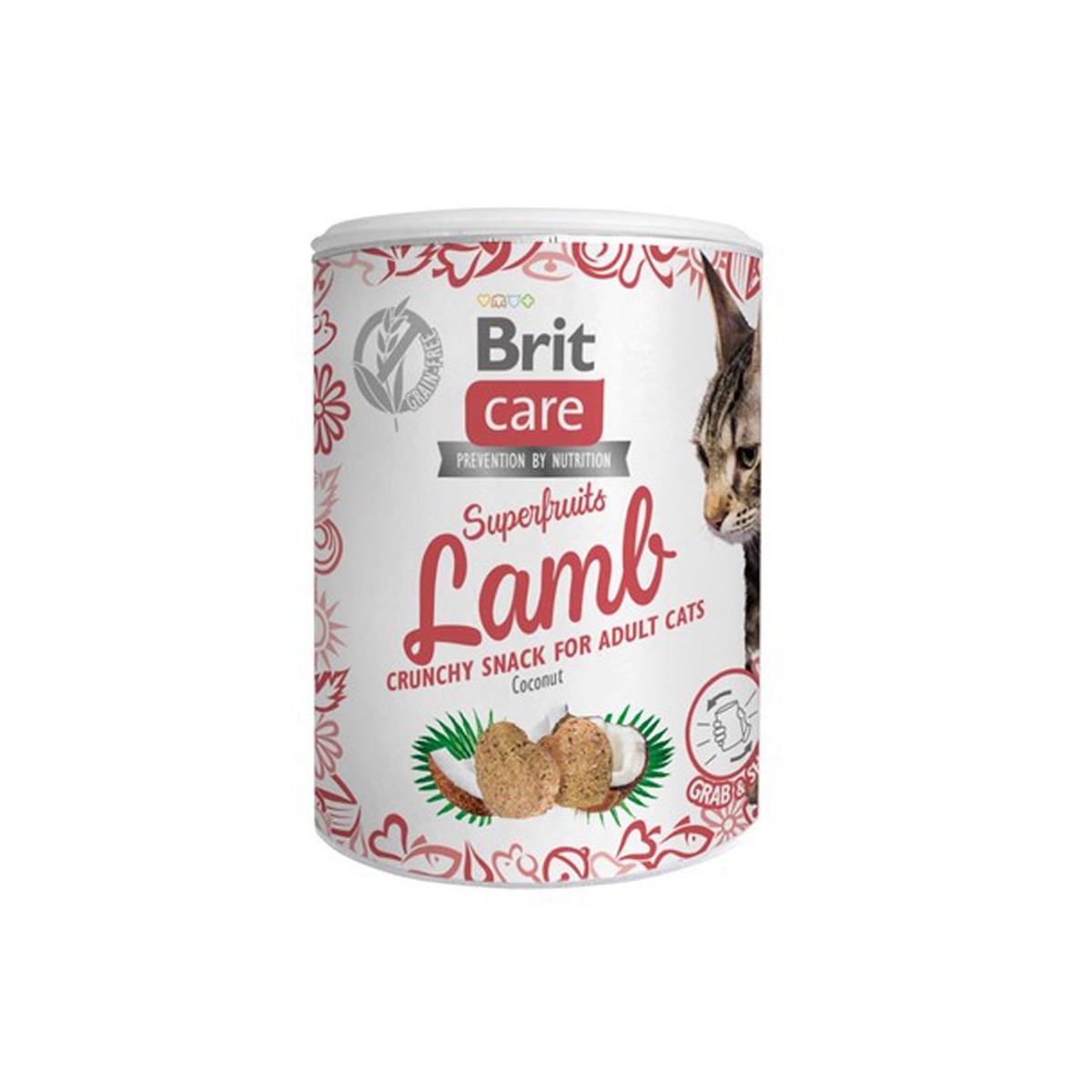 BRIT Care Superfruits gardums kaķiem, jērs/kokosrieksti, 100 g - Produkta attēls