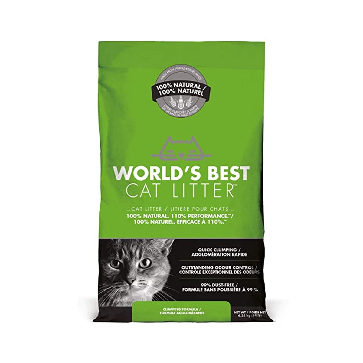 Worlds Best Cat smiltis kaķu tualetei, 6,35 kg - Produkta attēls