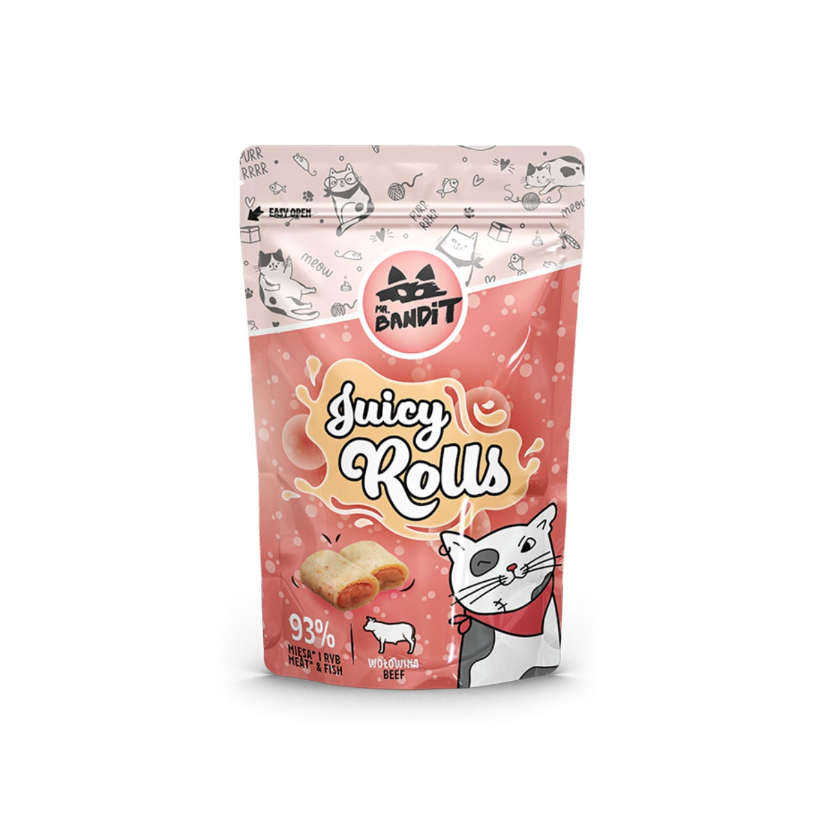 MR.BANDIT Juicy Rolls gardumi kaķiem, liellops, 40g - Produkta attēls