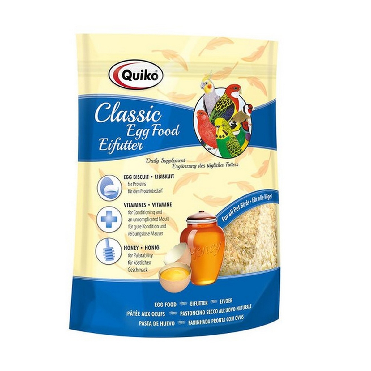 Quiko classic eggfood Quiko® classic barība putniem 500 g - Produkta attēls