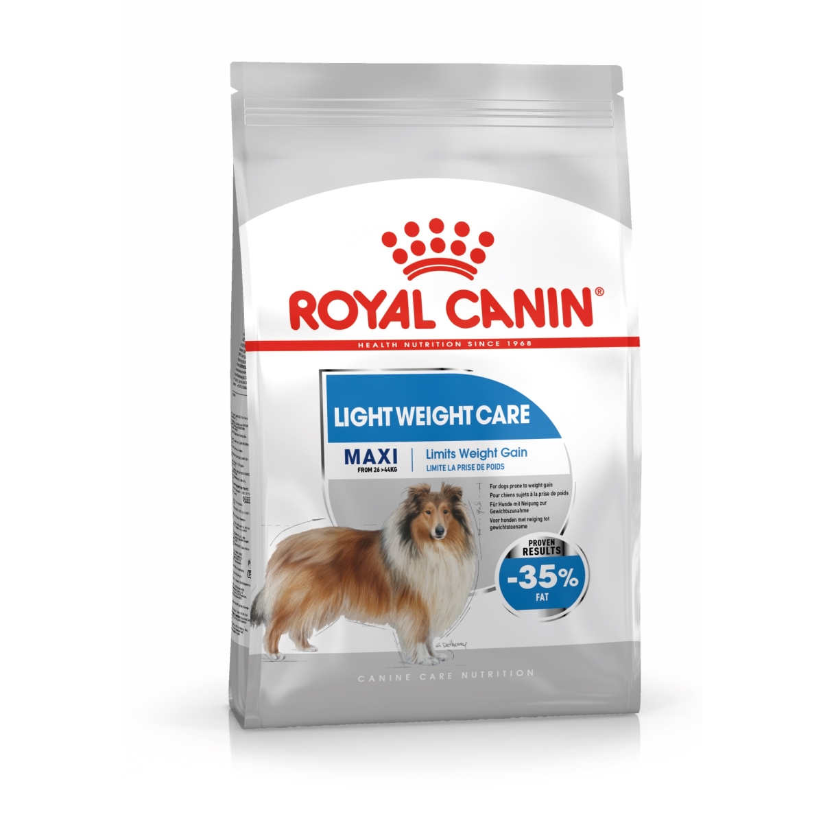 Royal Canin Light Weight Care Maxi sausā barība suņiem, 10kg - Produkta attēls