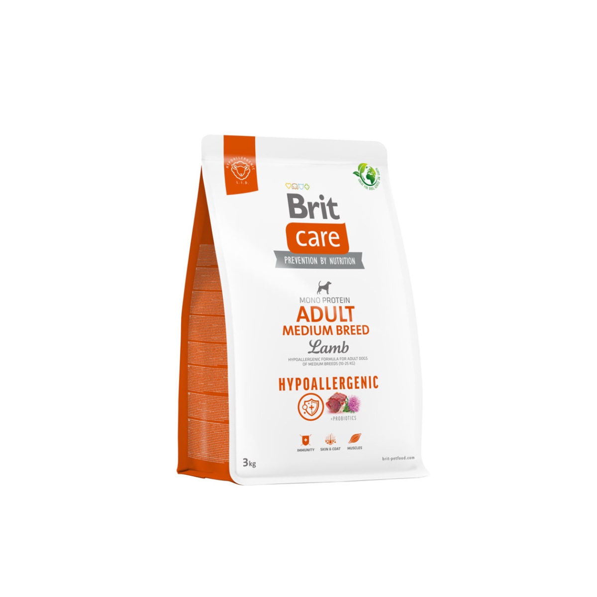 BRIT Care Medium sausā barība vidējo šķirņu suņiem jērs/rīsi 1 kg - Produkta attēls