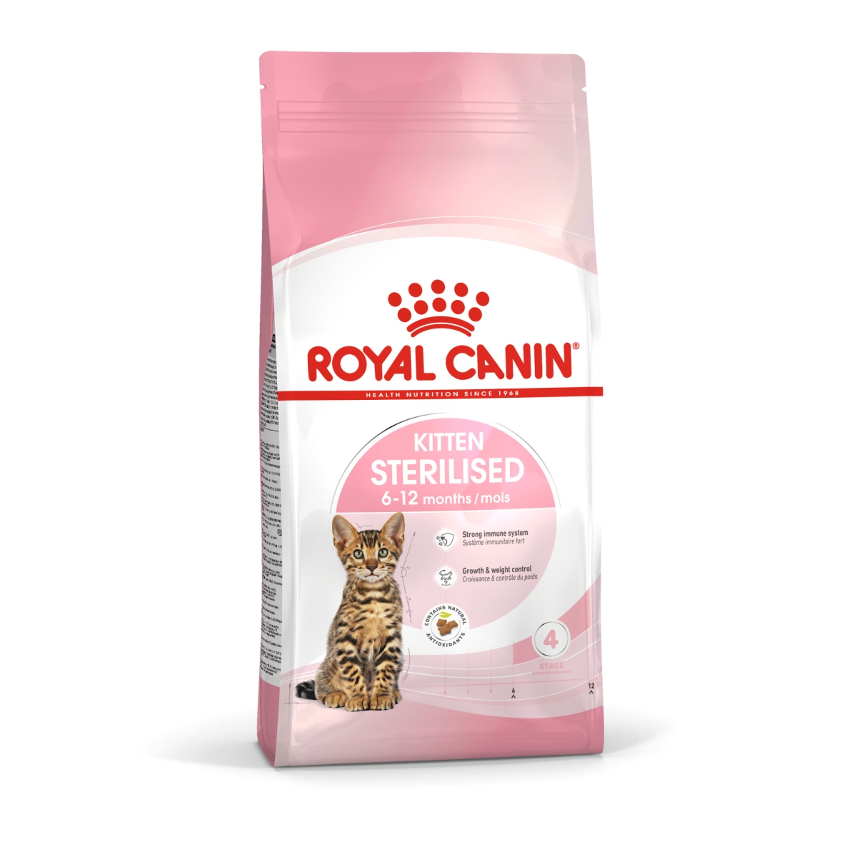 ROYAL CANIN Sterilised sausā barība kaķēniem, 2kg - Produkta attēls