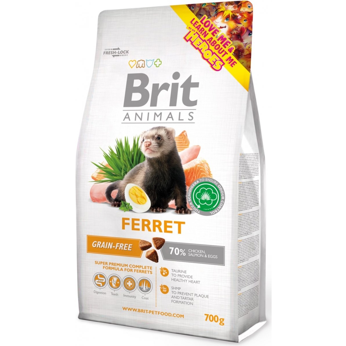 BRIT Animals Ferrets Complete barība seskiem 700g - Produkta attēls