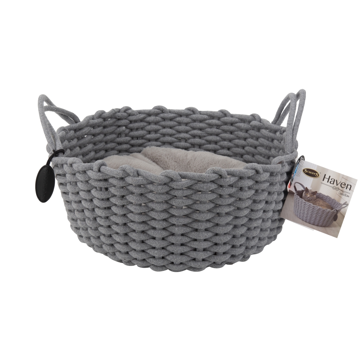 Scruffs Haven Rope midziņa kaķiem, 45 cm, pelēka - Produkta attēls