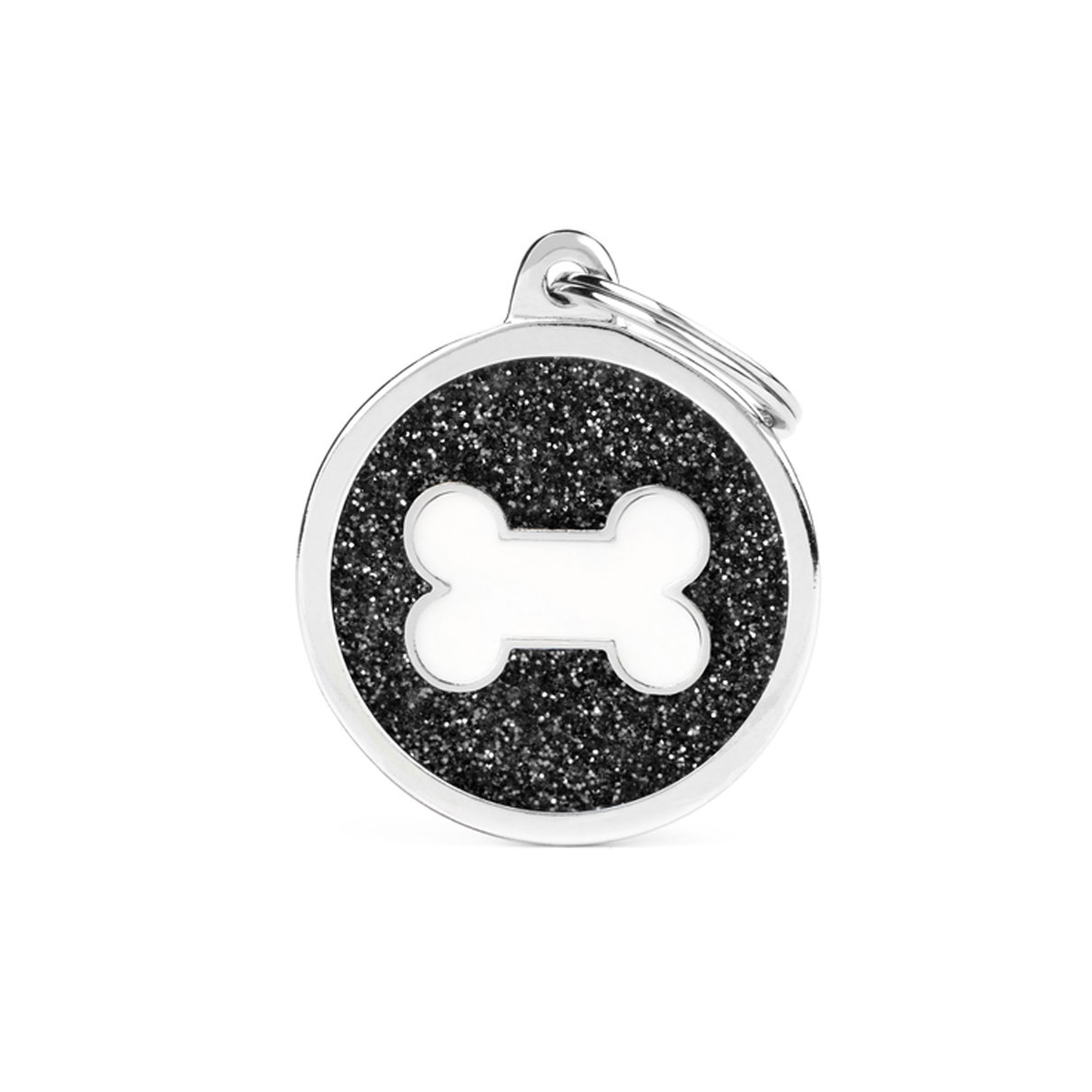 MY FAMILY Shine Charm Glitter Circle Bone piekariņš, L - Produkta attēls