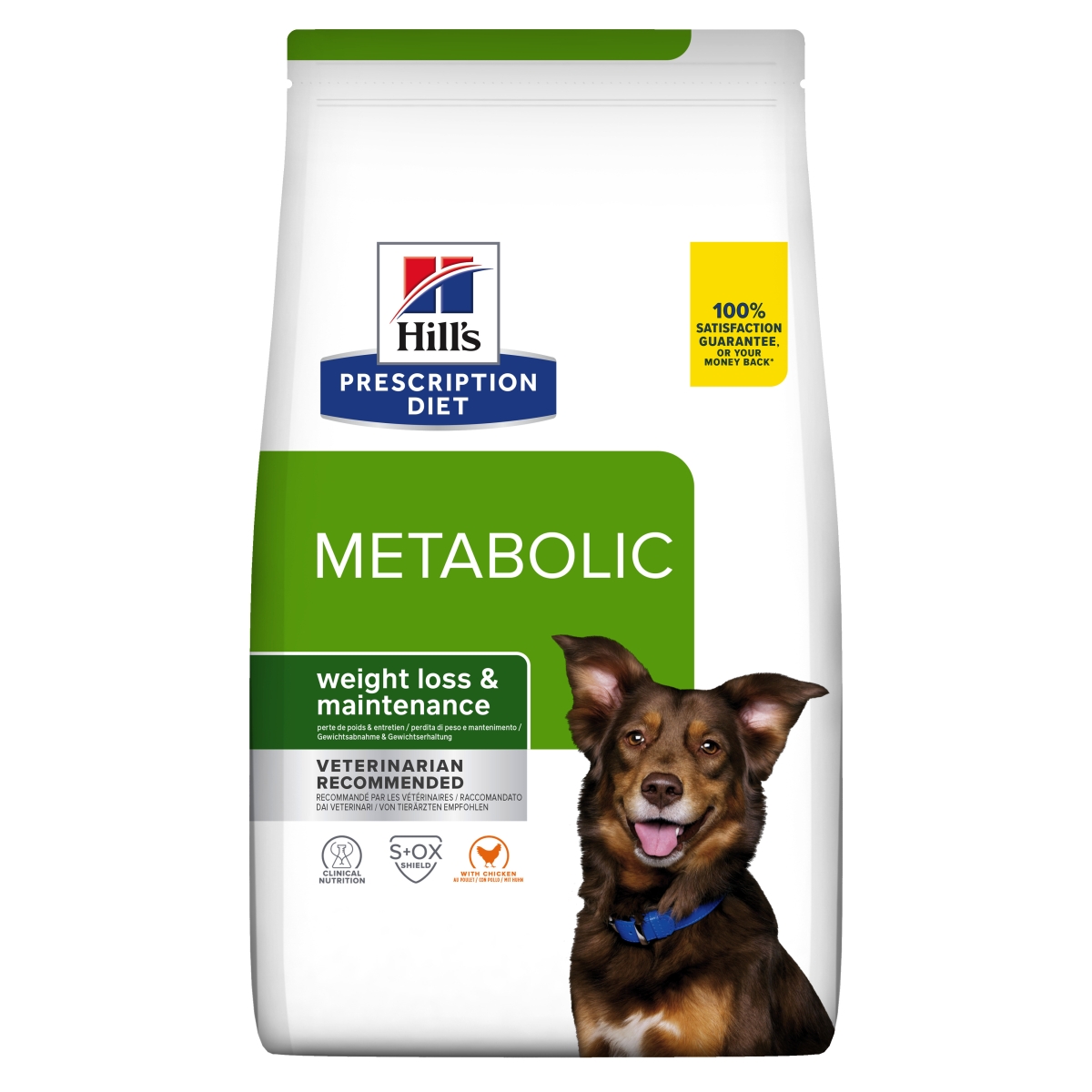 HILL'S PD Metabolic sausā barība suņiem, vista, 4kg - Produkta attēls