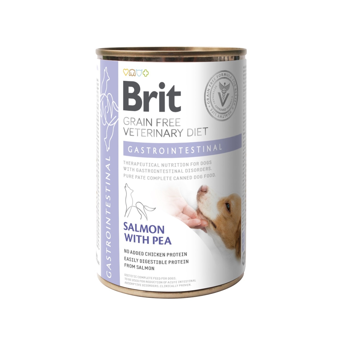 BRIT GF Gastrointestinal mitrā barība suņiem, lasis/zirņi 400 g - Produkta attēls