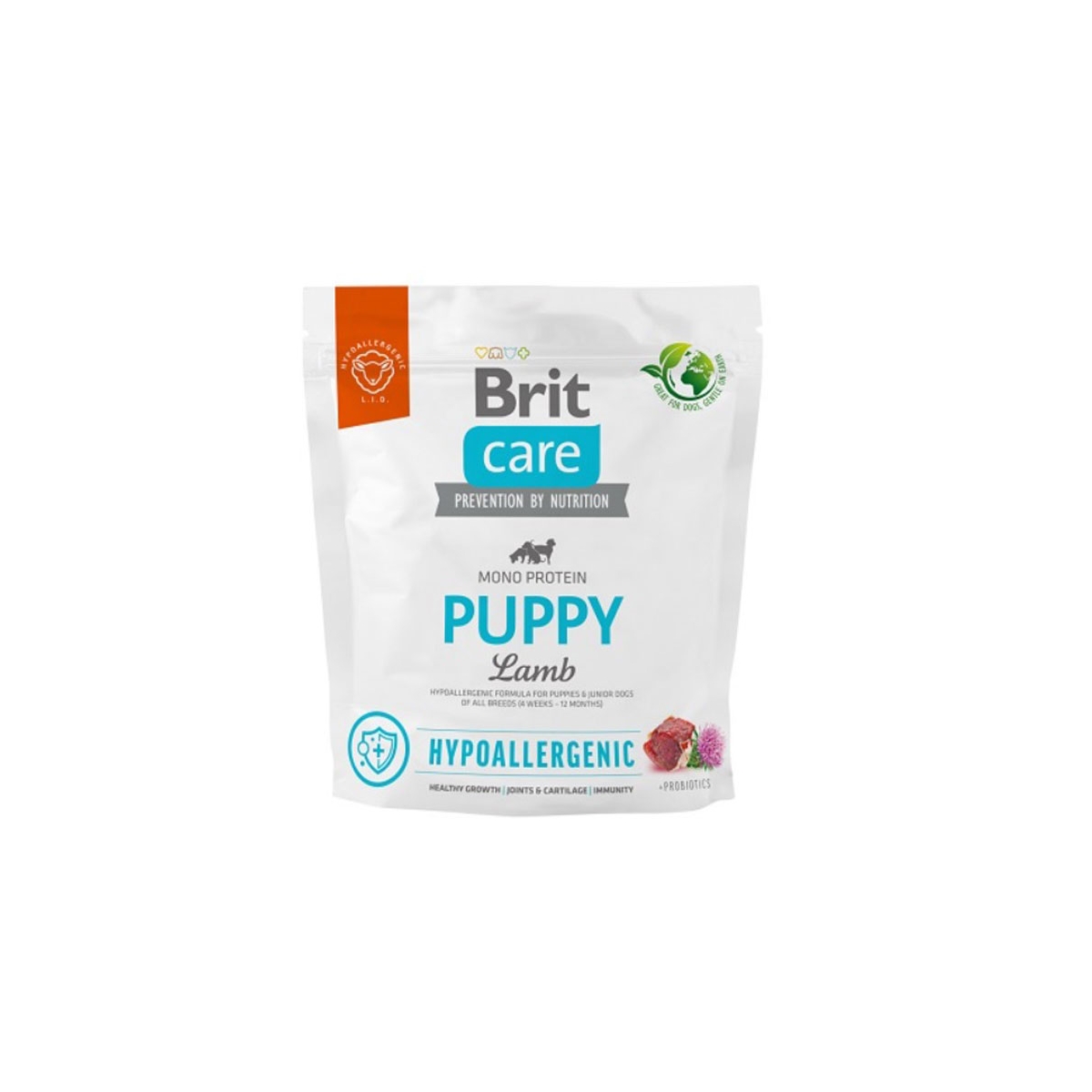 BRIT Care Hypoallergenic barība kucēniem, jērs/rīsi, 1kg - Produkta attēls