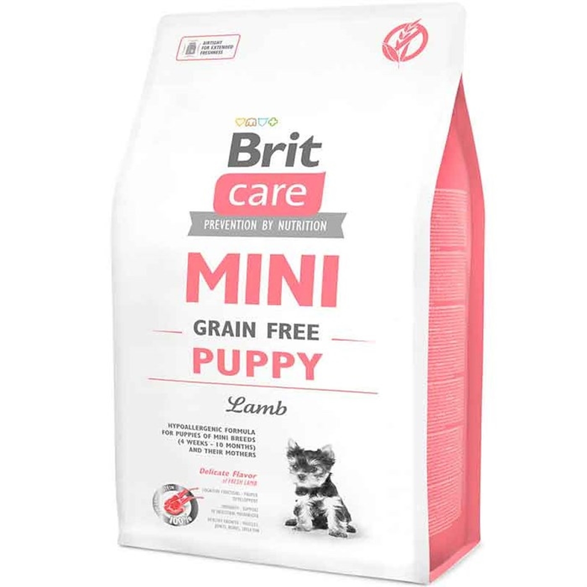 Brit Care pilnvērtīga barība mazo šķ. kucēniem ar jēru 2 kg - Produkta attēls