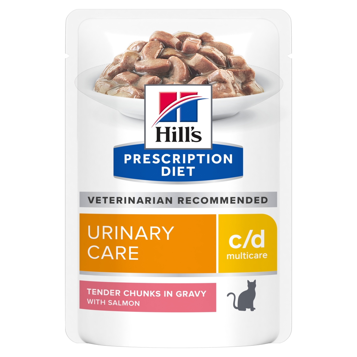 HILLS P/D c/d Multicare Feline mitrā barība kaķiem ar lasi 85g - Produkta attēls