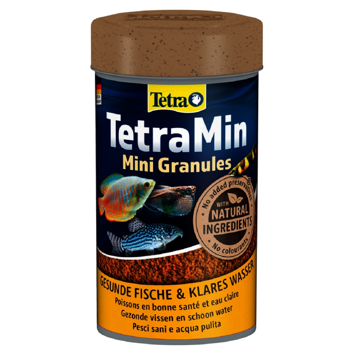 Tetra TetraMin barība - Mini granulas zivīm, 100ml - Produkta attēls