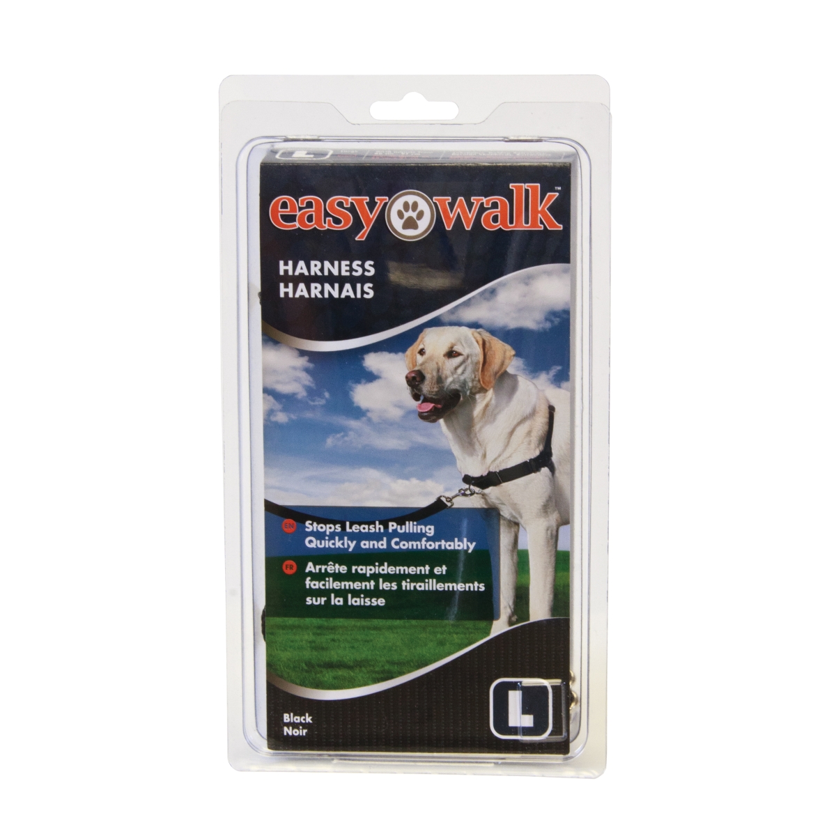 PetSafe Easy Walk krūšu siksna suņiem, M izmērs, melna - Produkta attēls