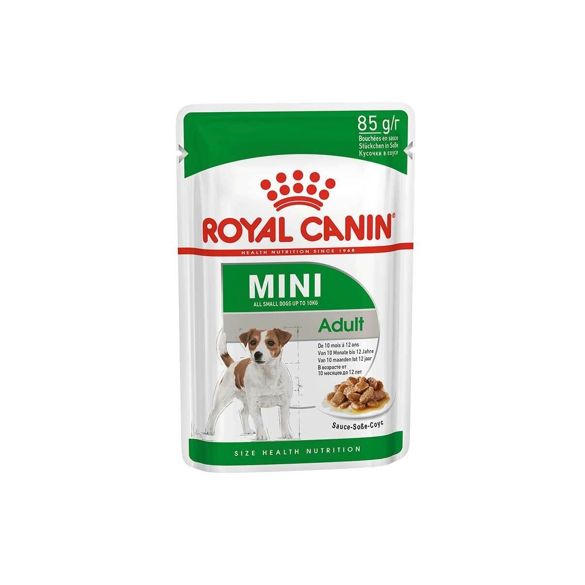 ROYAL CANIN Mini Adult mitrā barība suņiem, 85g - Produkta attēls