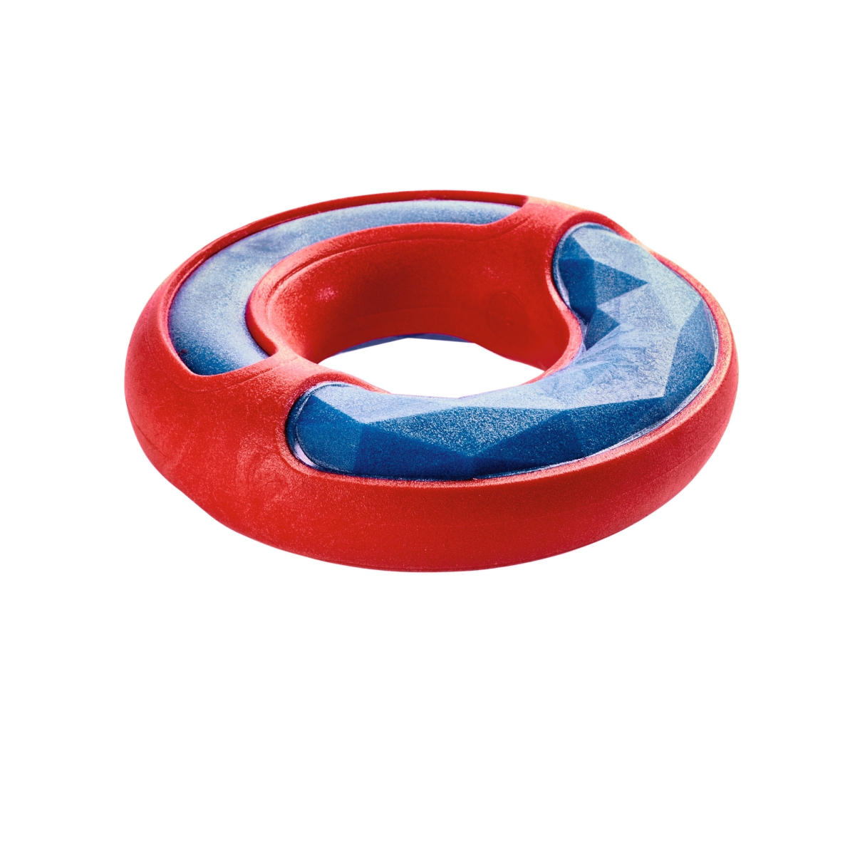 Hunter Yuroma Ring riņķa formas rotaļl., 12 cm, sark./zila - Produkta attēls