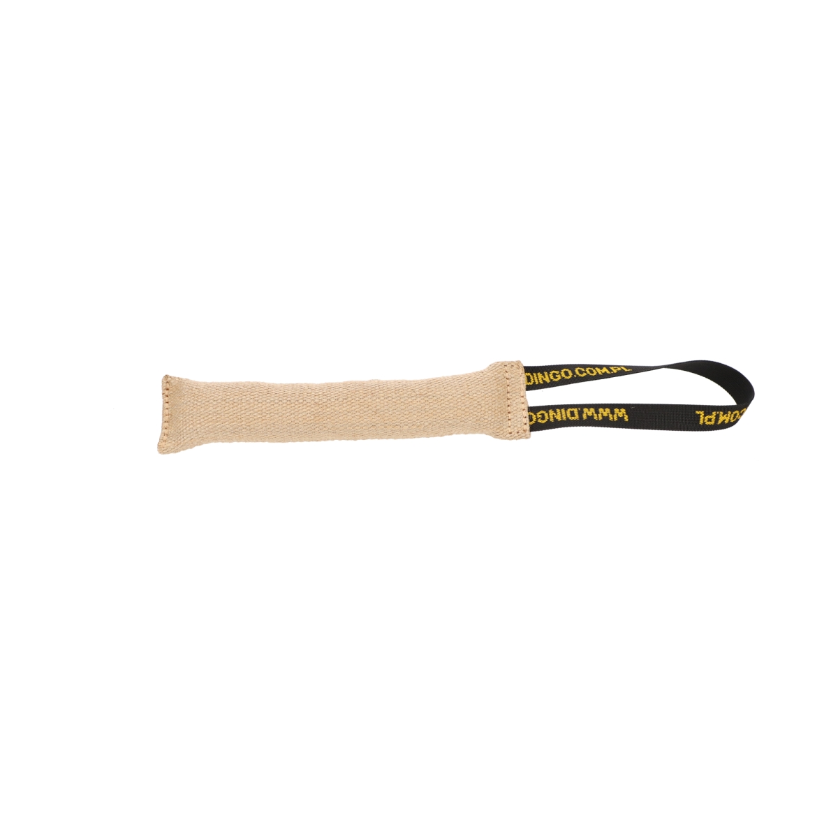 DINGO Jute Bite Tug Squeek apmācību rotaļlieta suņiem 28x6cm, bēša - Produkta attēls