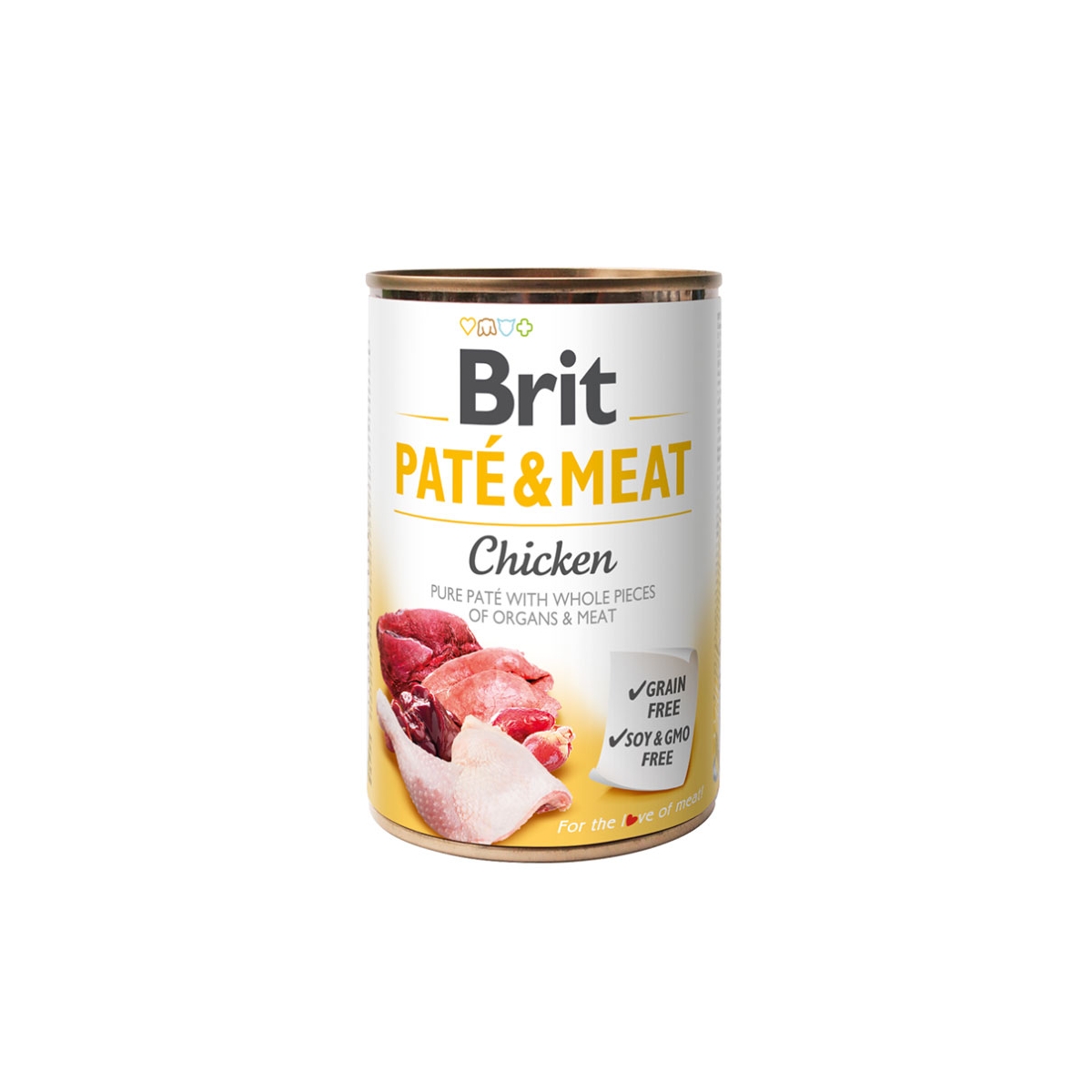 BRIT Care Pate Meat mitrā barība suņiem, vista, 400 g - Produkta attēls