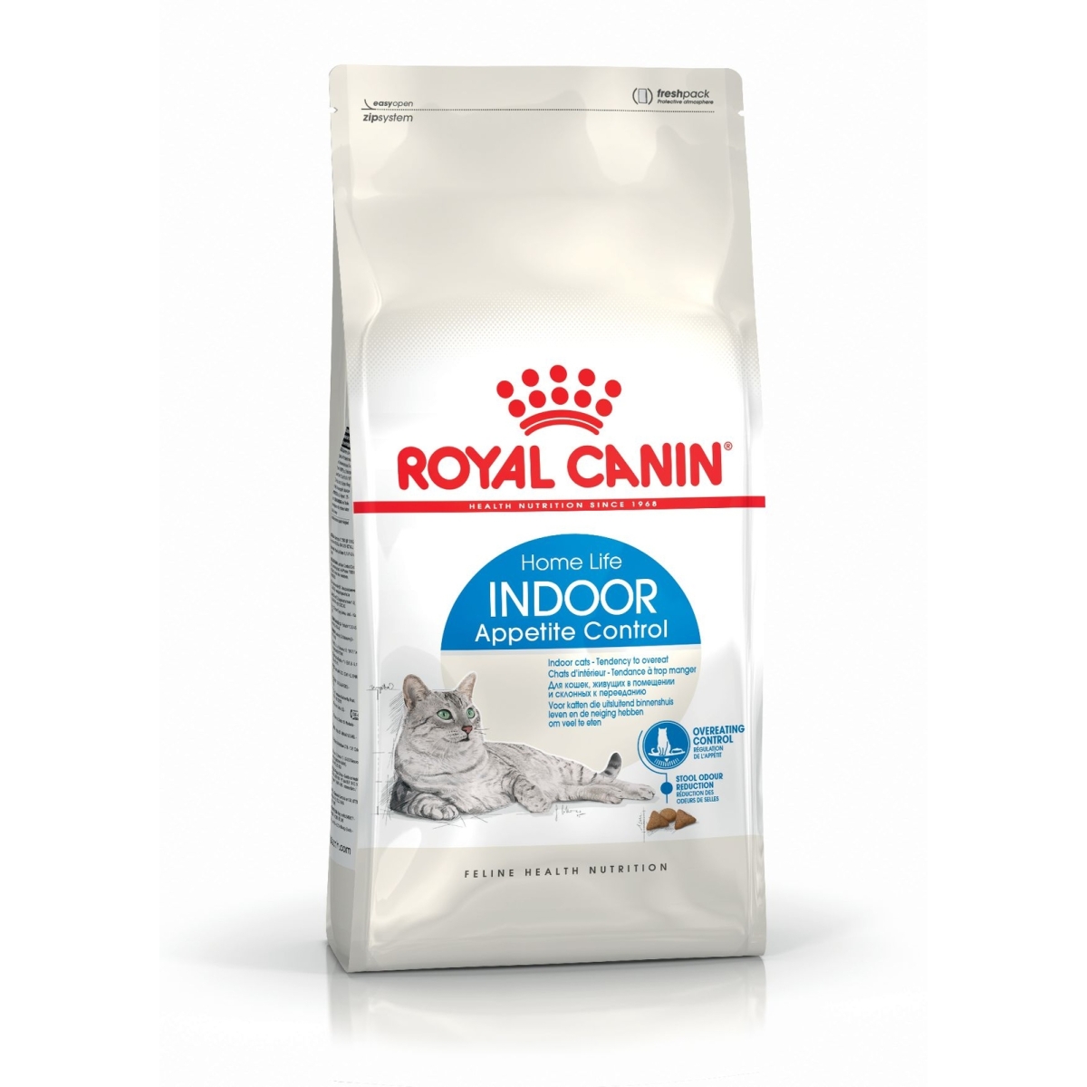 ROYAL CANIN Indoor Apetite Control sausā barība kaķiem, 2kg - Produkta attēls