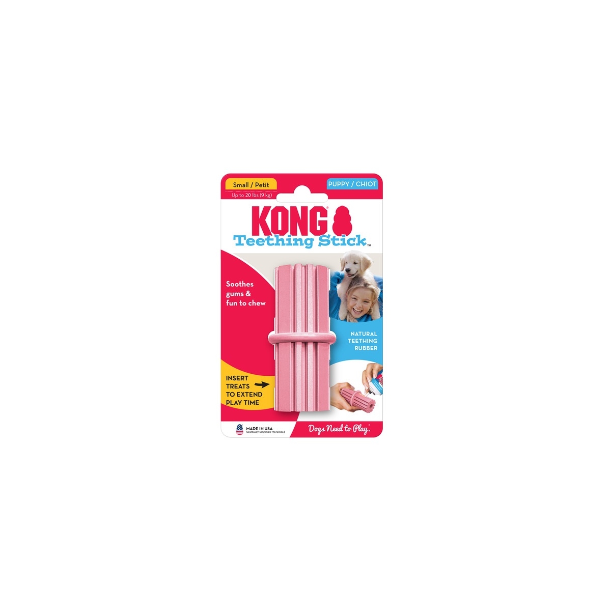 KONG Puppy Teething stick rotaļlieta kucēniem, S - Produkta attēls 1