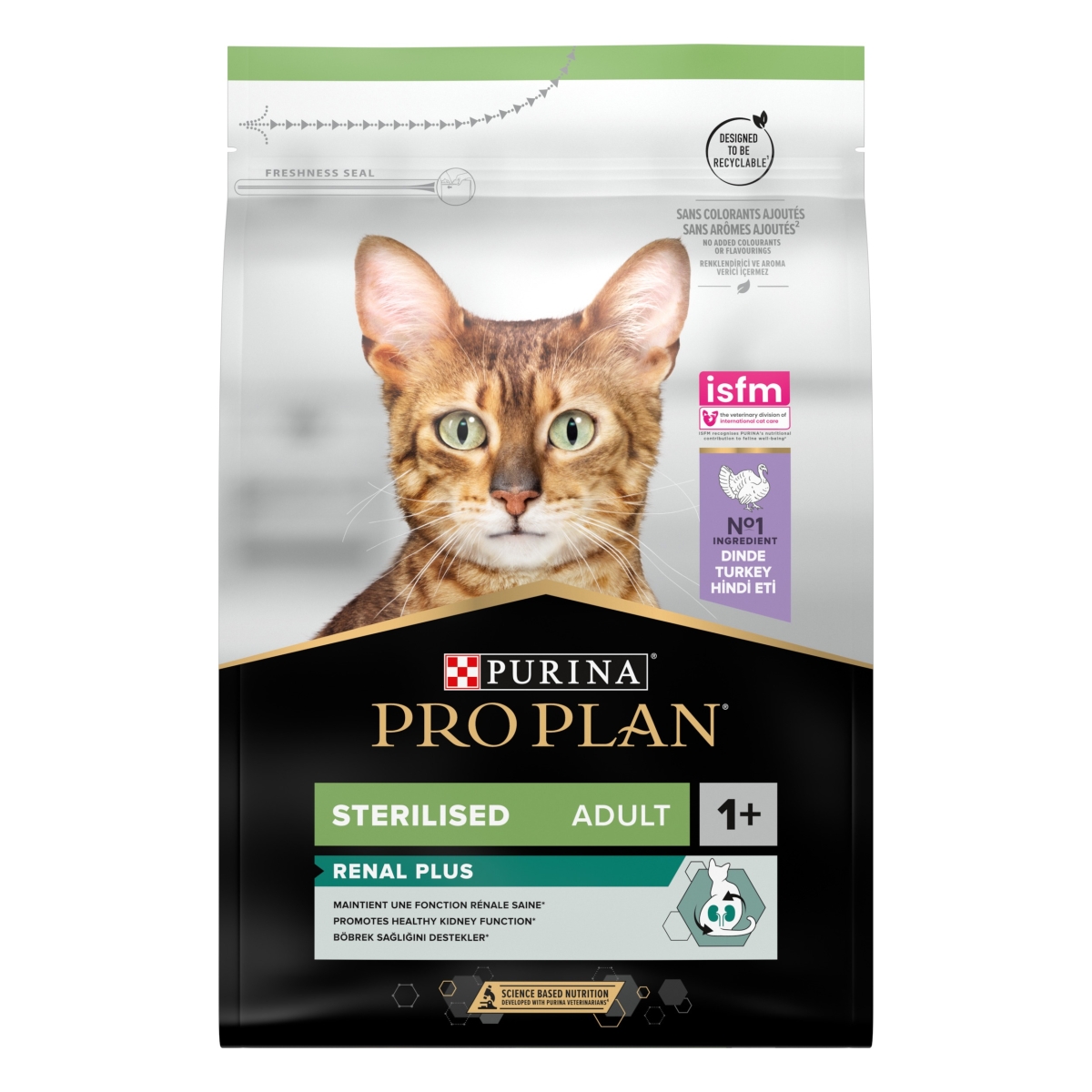 PRO PLAN Renal Adult sausā barība kaķiem, tītars, 3kg - Produkta attēls