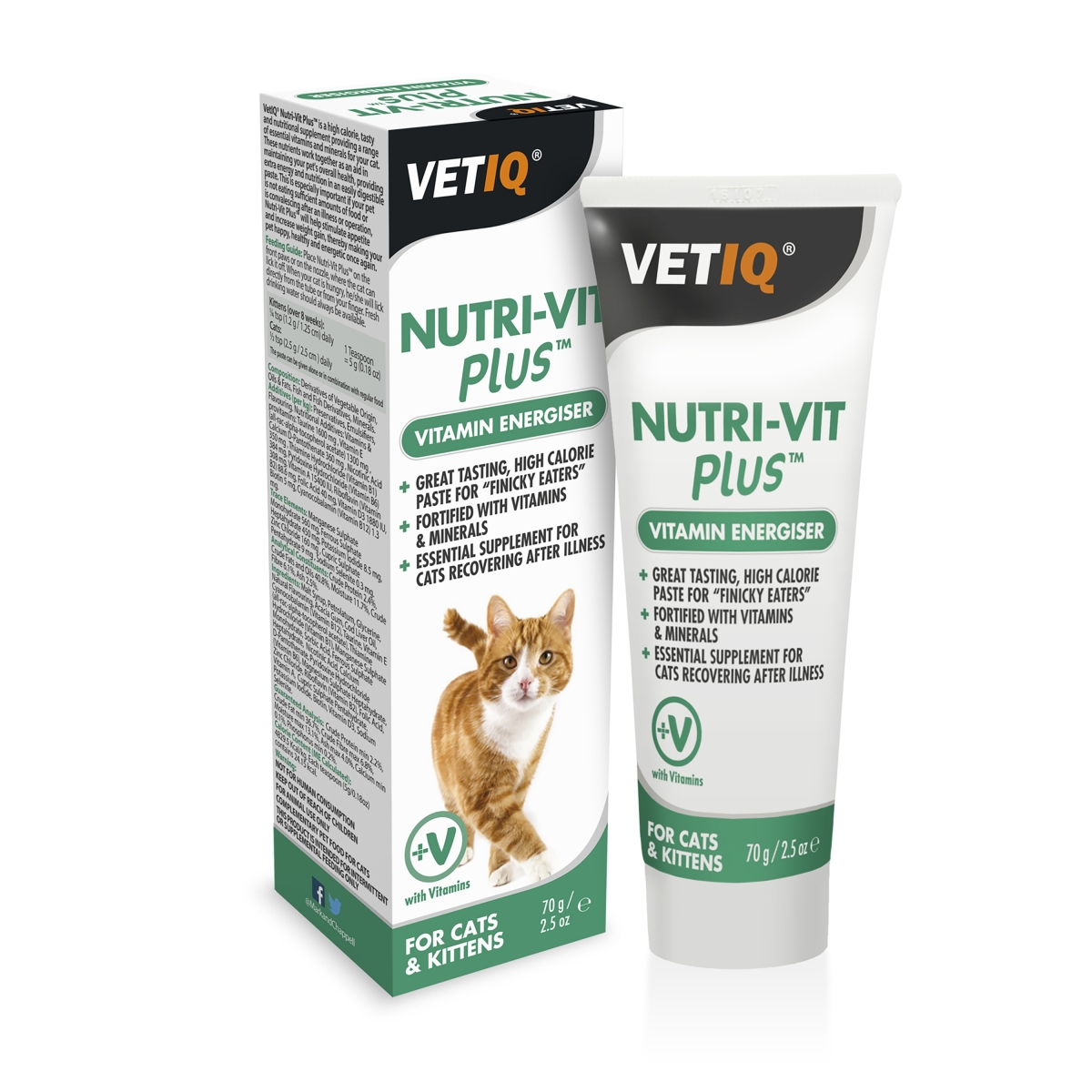 VETIQ Nutri-Vit Plus pasta kaķiem 70g - Produkta attēls