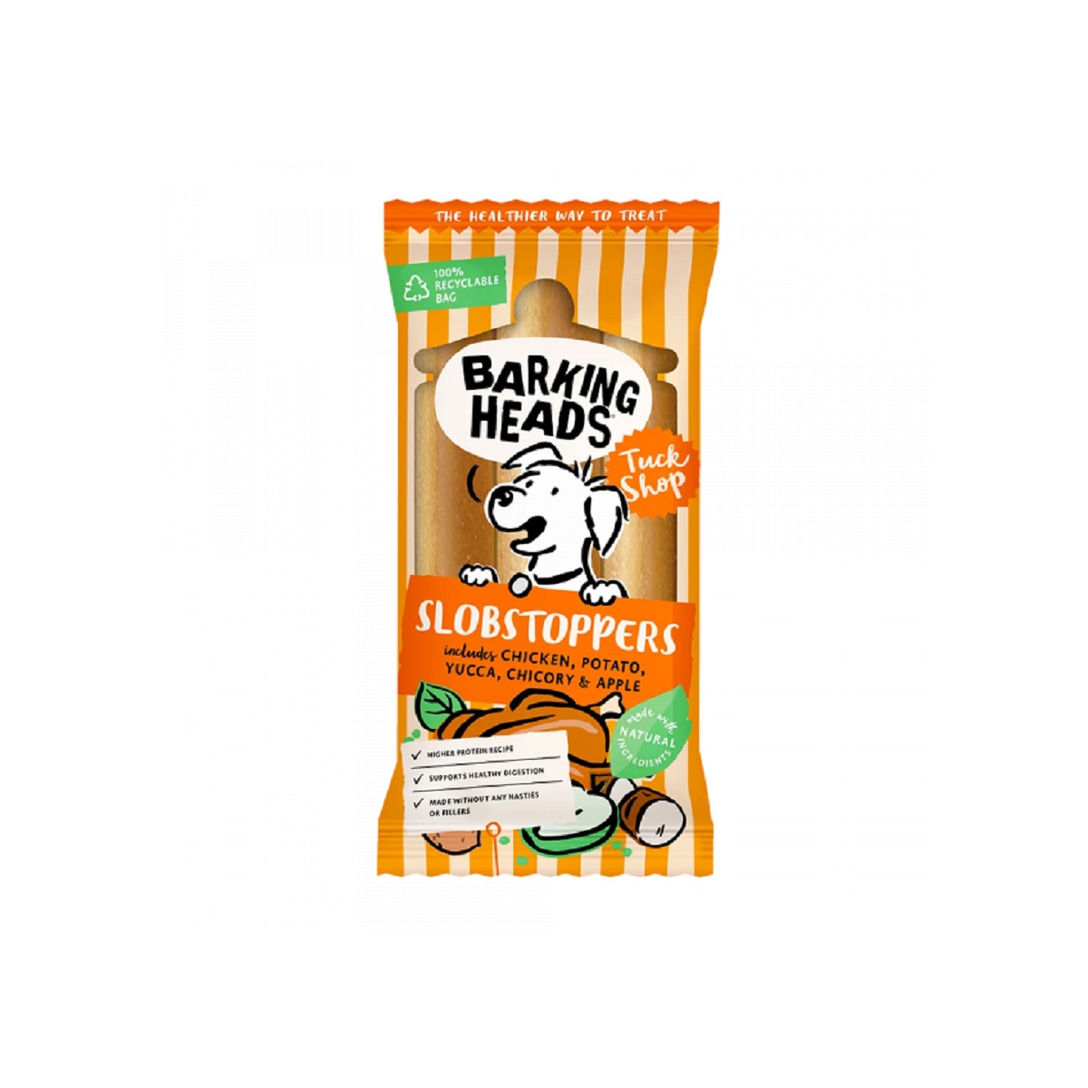 BARKING HEADS Slobstoppers kārumi suņiem, 200g - Produkta attēls