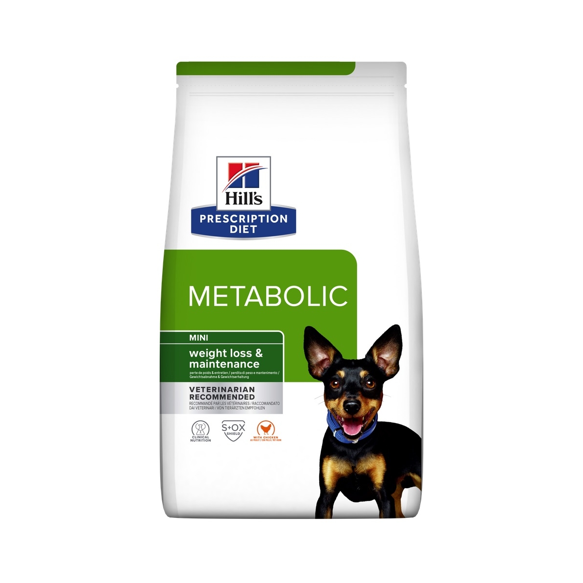 HILL'S PD Metabolic Mini sausā barība suņiem, vista, 6kg - Produkta attēls