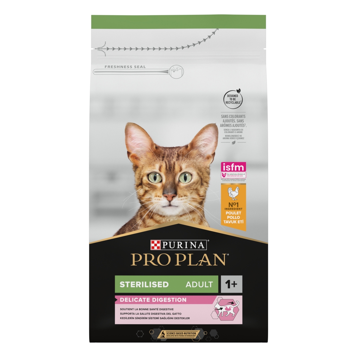 PRO PLAN Delicate Adult sausā barība kaķiem, vista, 1,5kg - Produkta attēls