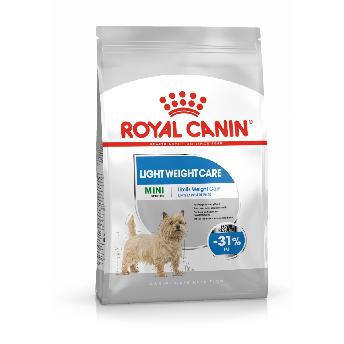 ROYAL CANIN Light Weight Care Mini sausā barība suņiem, 1kg - Produkta attēls