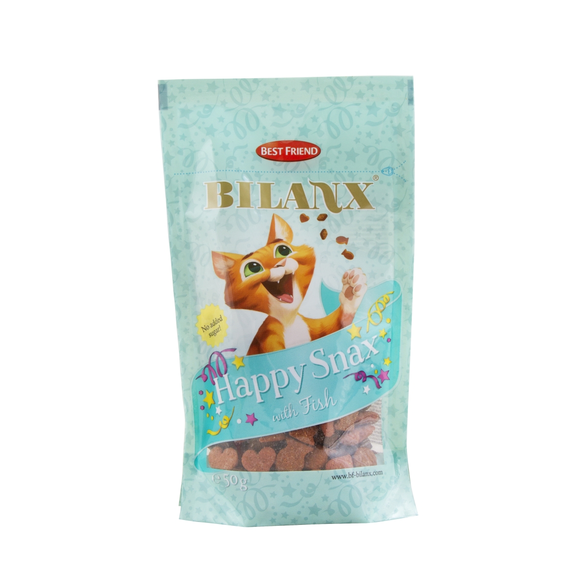 BF Bilanx Happy Snax gardums kaķiem, ar zivi 50 g - Produkta attēls