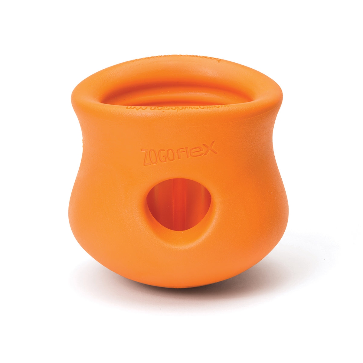 WEST PAW Toppl gumijas rotaļlieta suņiem S, oranža, 6,4cm - Produkta attēls 1