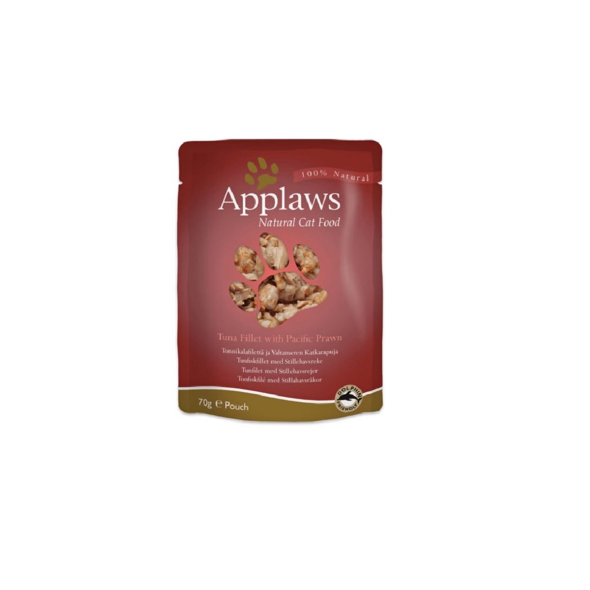 APPLAWS mitrā barība kaķiem, tuncis/garneles, 70 g