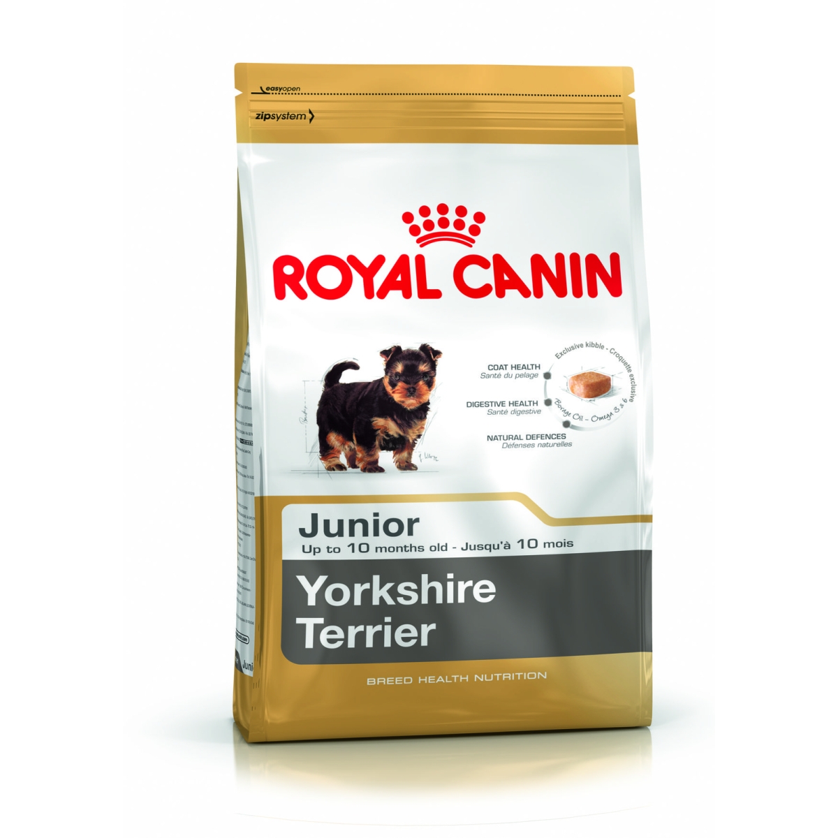 ROYAL CANIN sausā barība Jorkšīras terjeru šķirnes kucēniem, 1,5kg - Produkta attēls