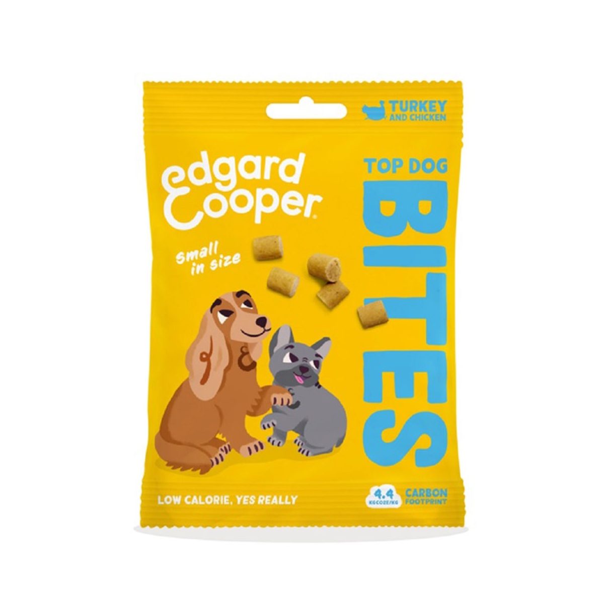 EDGARD COOPER Bites kārumi suņiem tītars/vista, S, 50g - Produkta attēls