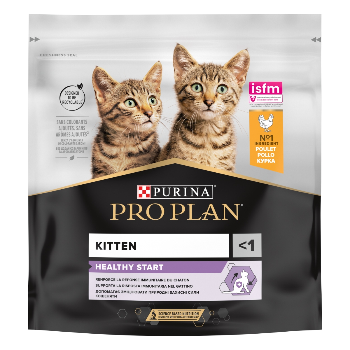 PRO PLAN Kitten sausā barība kaķēniem, vista, 400g - Produkta attēls