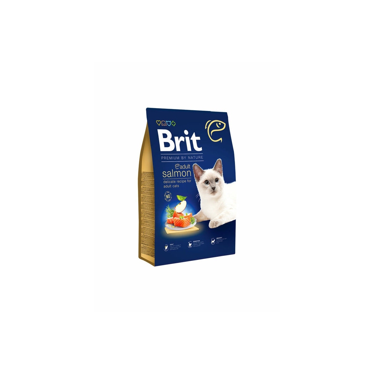 BRIT Premium sausā barība kaķiem, lasis 1,5kg - Produkta attēls