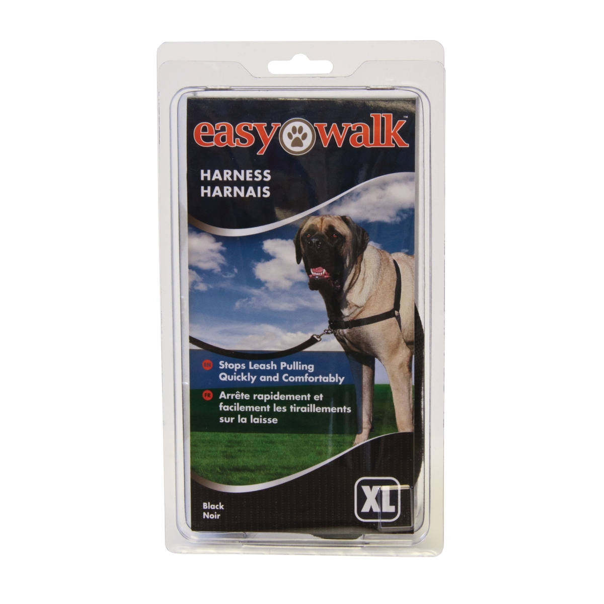 PetSafe Easy Walk krūšu siksna suņiem, XL izmērs, melna - Produkta attēls